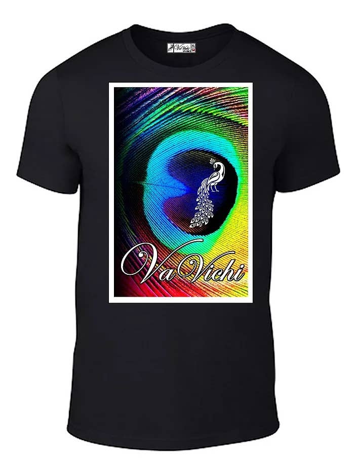 Men's VaVichi Eye of The Peacock Tee for wholesale by VaVichi Clothiers