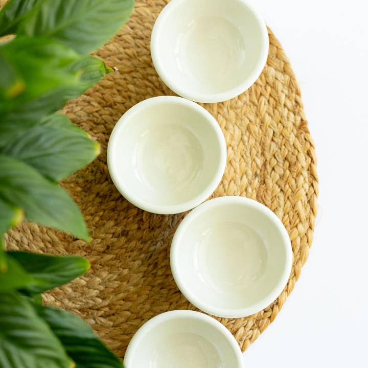 Mercy House Global - Wholesale Condiment/Dip Bowl - Ceramic Dip Bowls | Set of 23