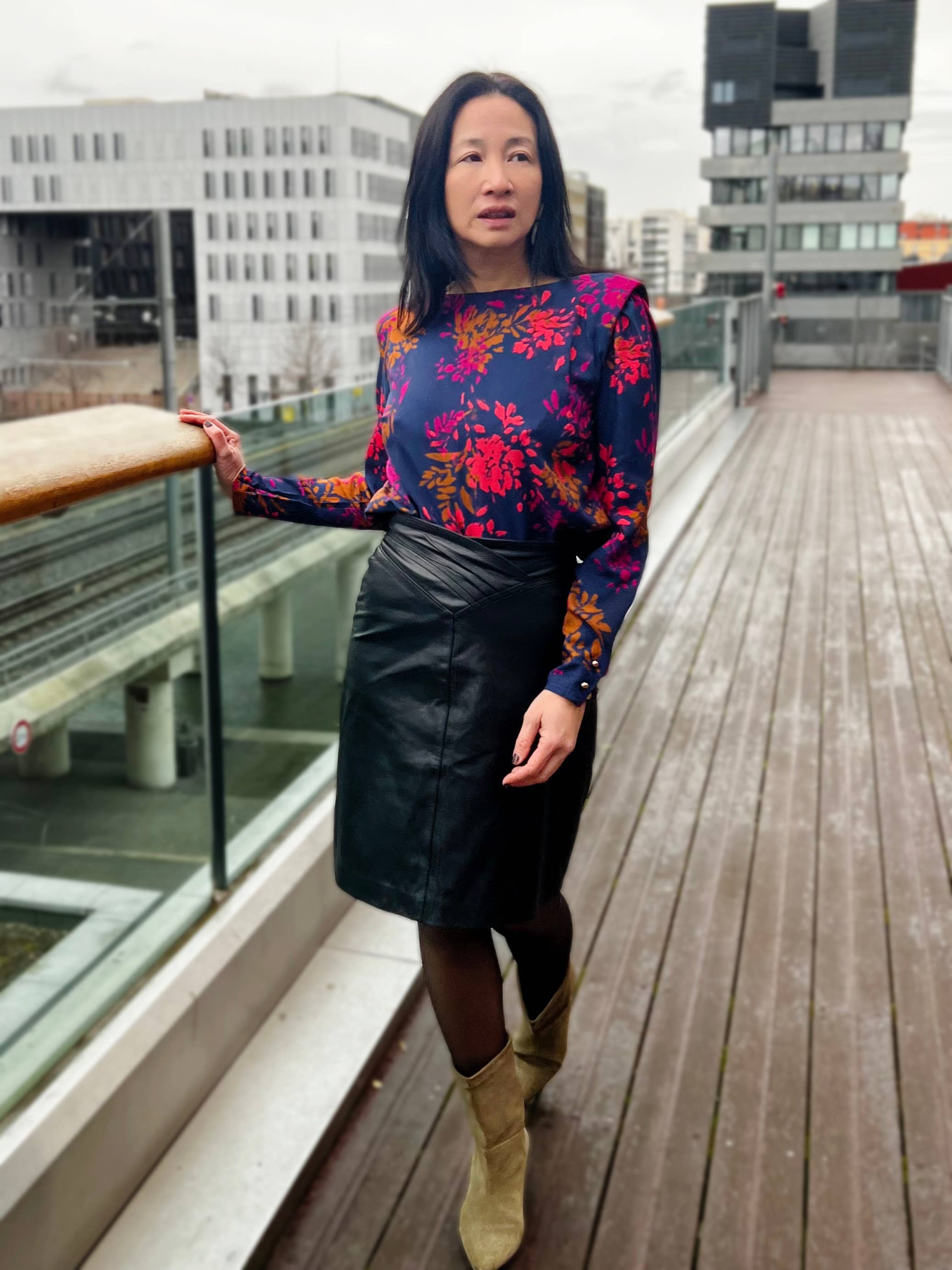 MY DRESS MADE - Wholesale Fabric - ELENA viscose twill fabric - Printed in France9