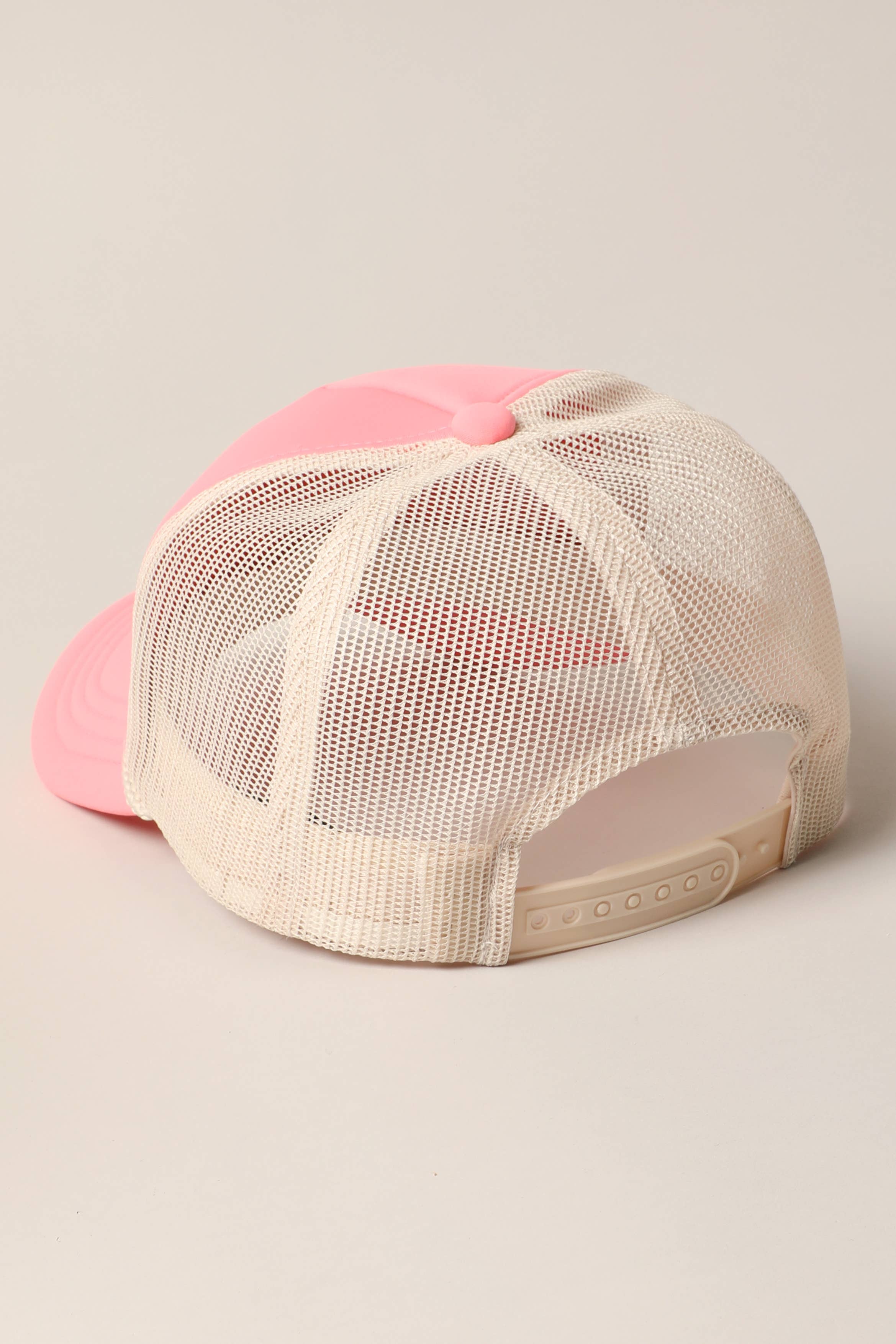 Fashion City – wholesale Trucker hat – Women’s – Plain Foam Rope Mesh Back Trucker Hat 9