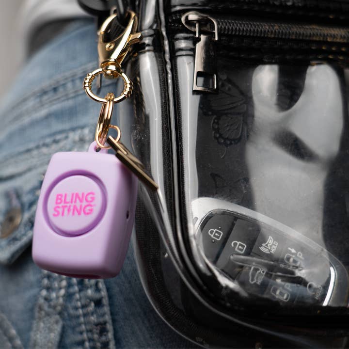 BLINGSTING - Wholesale Safety Alarm/Gear - Mini Personal Alarm | Lavender 5