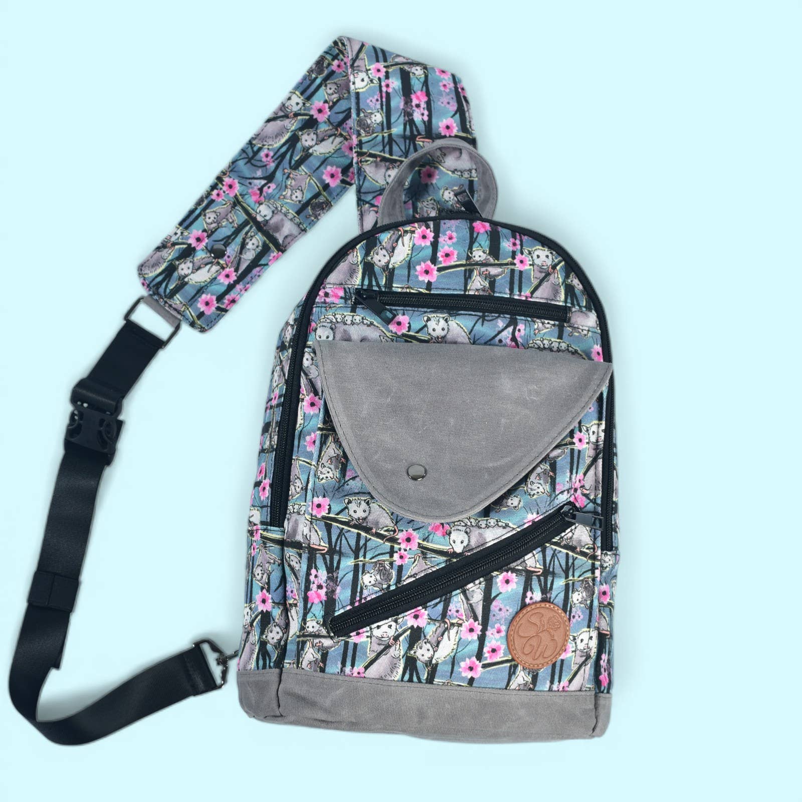 Sipsey Wilder - Wholesale Backpack - Unisex - Opossum Blossom Sling Backpack6