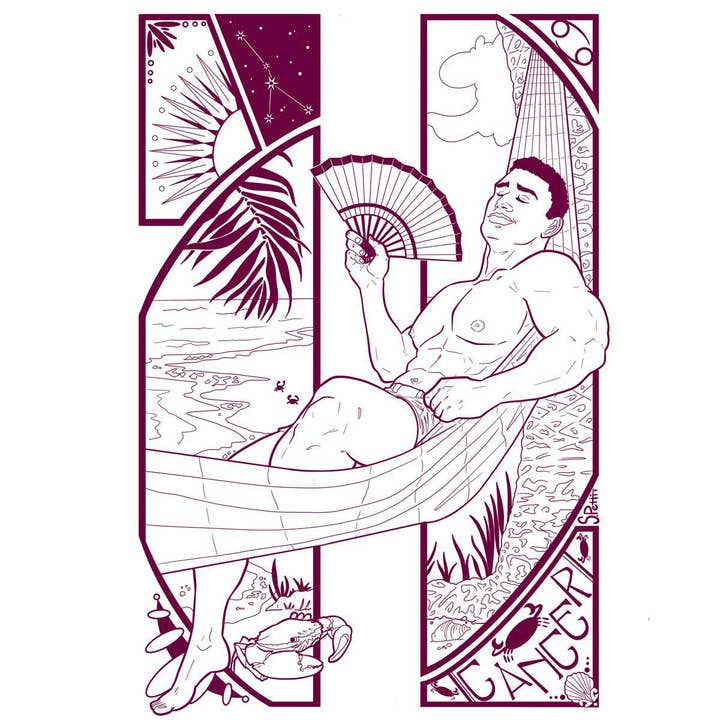 Cancer Special Edition Zodiac T-Shirt for wholesale by Assassin Menswear