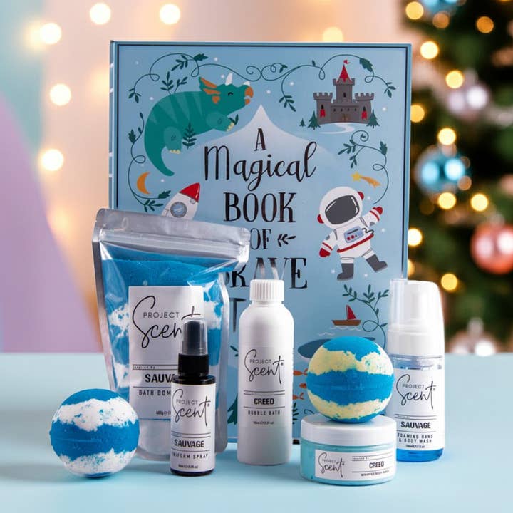Book Gift Set – Kids Pamper Box with Bath Bombs & Bubble Bath for wholesale by Project Scent