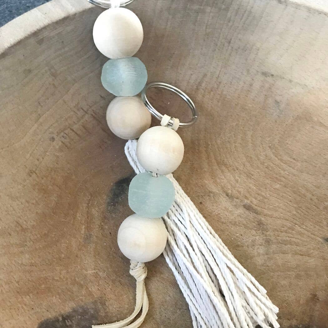 Simply Styled Art - Vente Porte-clés – femme - Porte-clés Boho avec pompon23