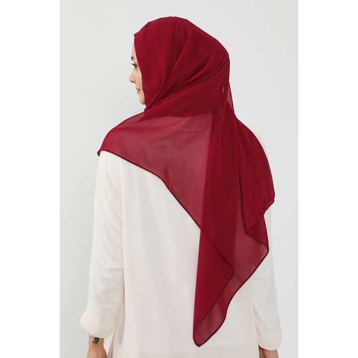 Aisha's Design - Wholesale Hijab – Women’s - Instant Chiffon Hijab Shawl for Women, Ready to Wear Lightweight Modest Scarf, Practical Slip-On Headscarf,PS-4993