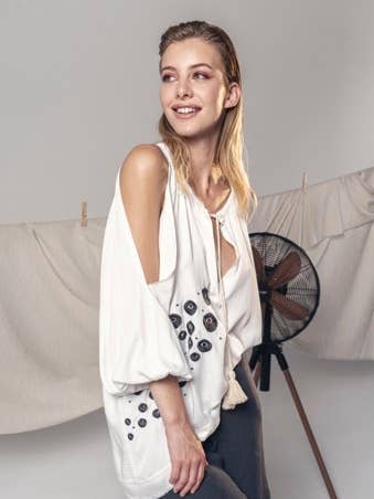 AGNES BLOUSE for wholesale by Rossini Hatzi