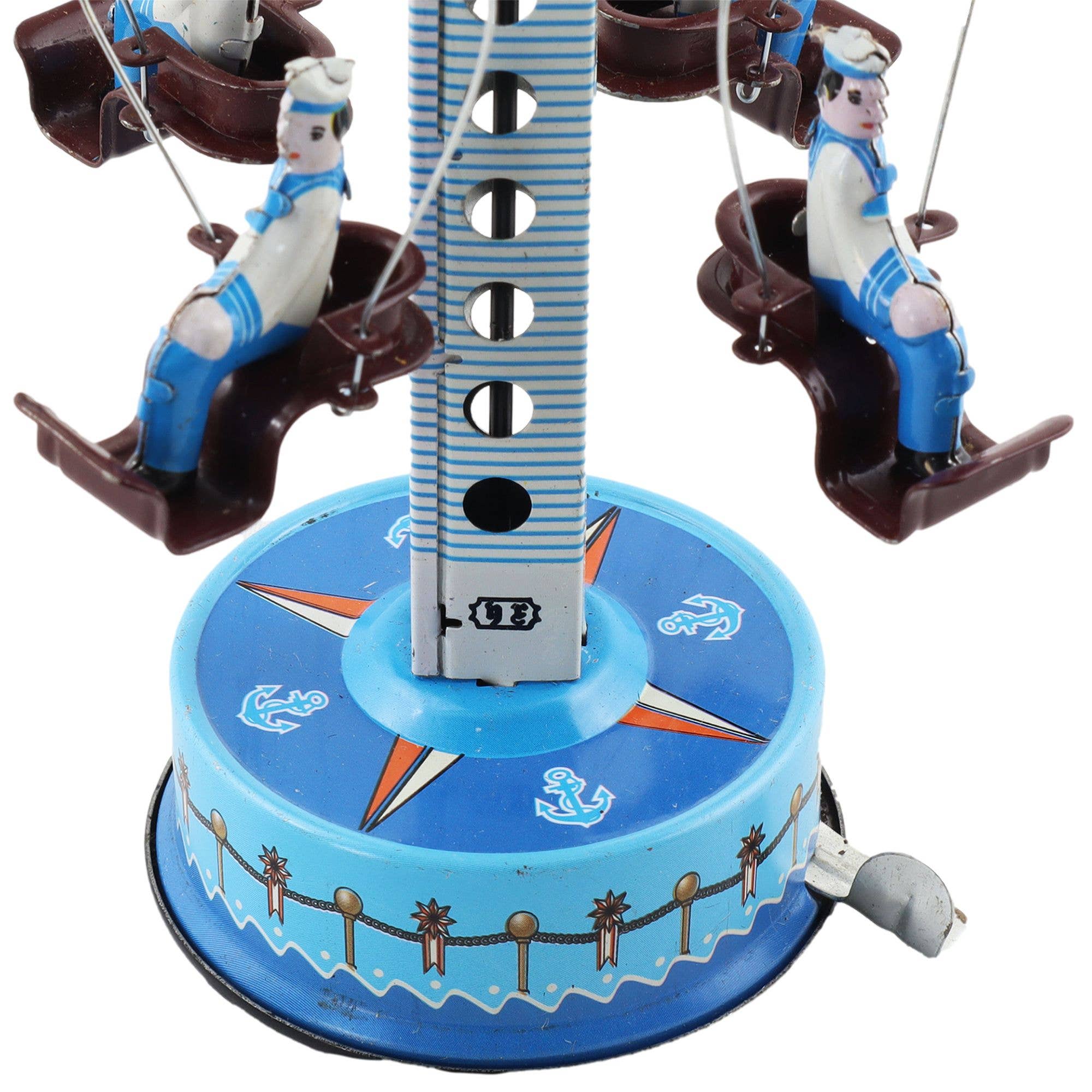Tribal Trade GmbH - Wholesale Classic Toy - Kids - Tin toy carousel with sailor carousel9