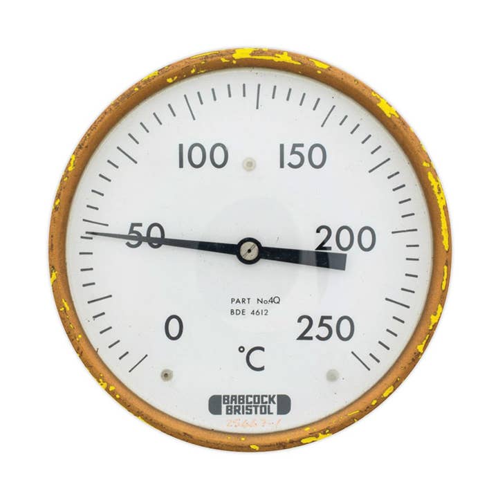 Babcock-Bristol Celsius Temperature Gauge Mini Sticker 20 ct for wholesale by RetroPlanet