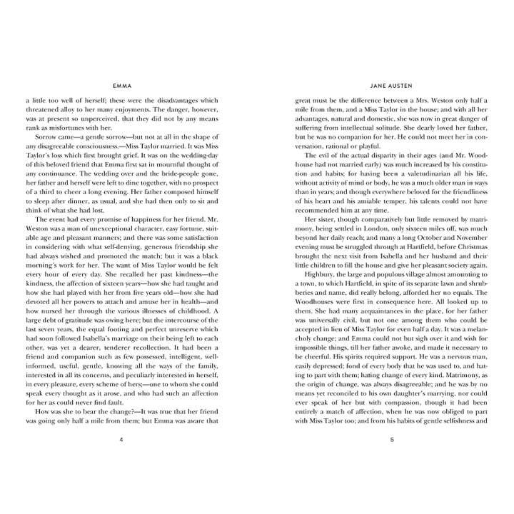 Hachette Book Group - Wholesale Classics - Emma by Jane Austen: Signature Clothbound Edition4