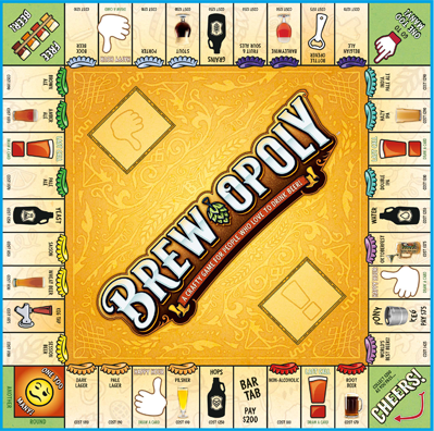 Cheatwell Games – wholesale Board game – Brew Opoly - A Crafty Game for People Who Love To Drink Beer2