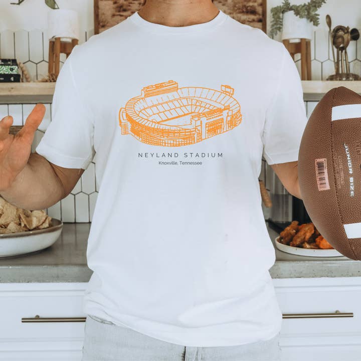 Men's Knoxville College Football Stadium Tee for wholesale by The Birch Street