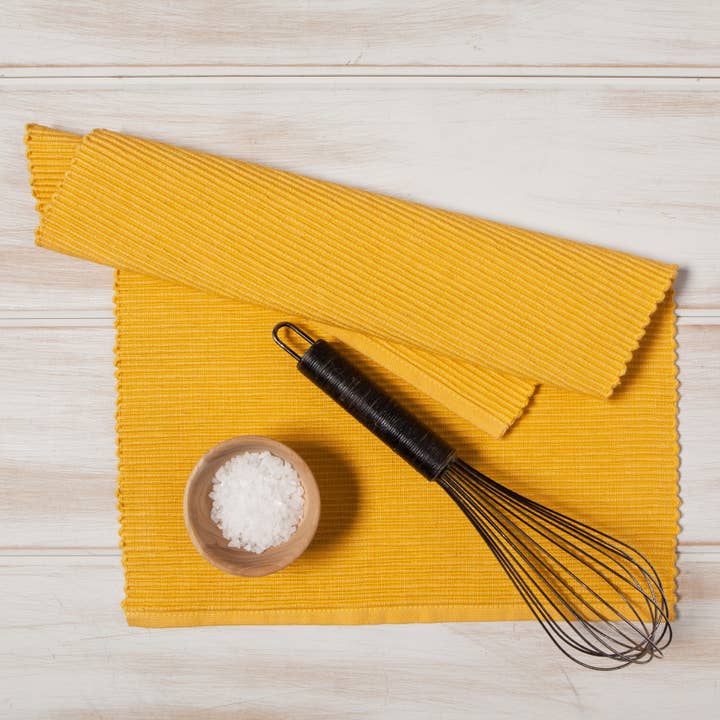 Now Designs by Danica - Wholesale Placemat - Spectrum Cotton Placemat Honey Yellow2