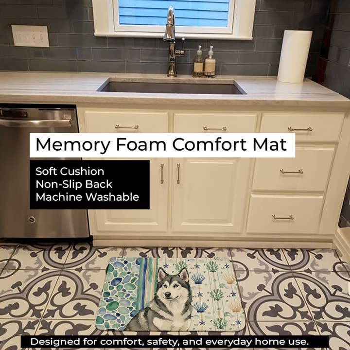 Grauer und weißer Alaskan Malamute Küstenglas Küche für den Großhandel von Caroline's Treasures