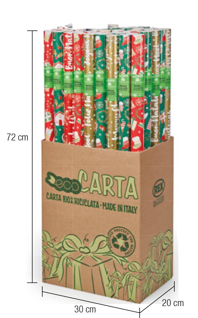 MANIFOL – wholesale Wrapping paper roll – ROLL GIFT PAPER 0.7X2MTS CHRISTMAS CHILDREN'S ASSORTMENT2