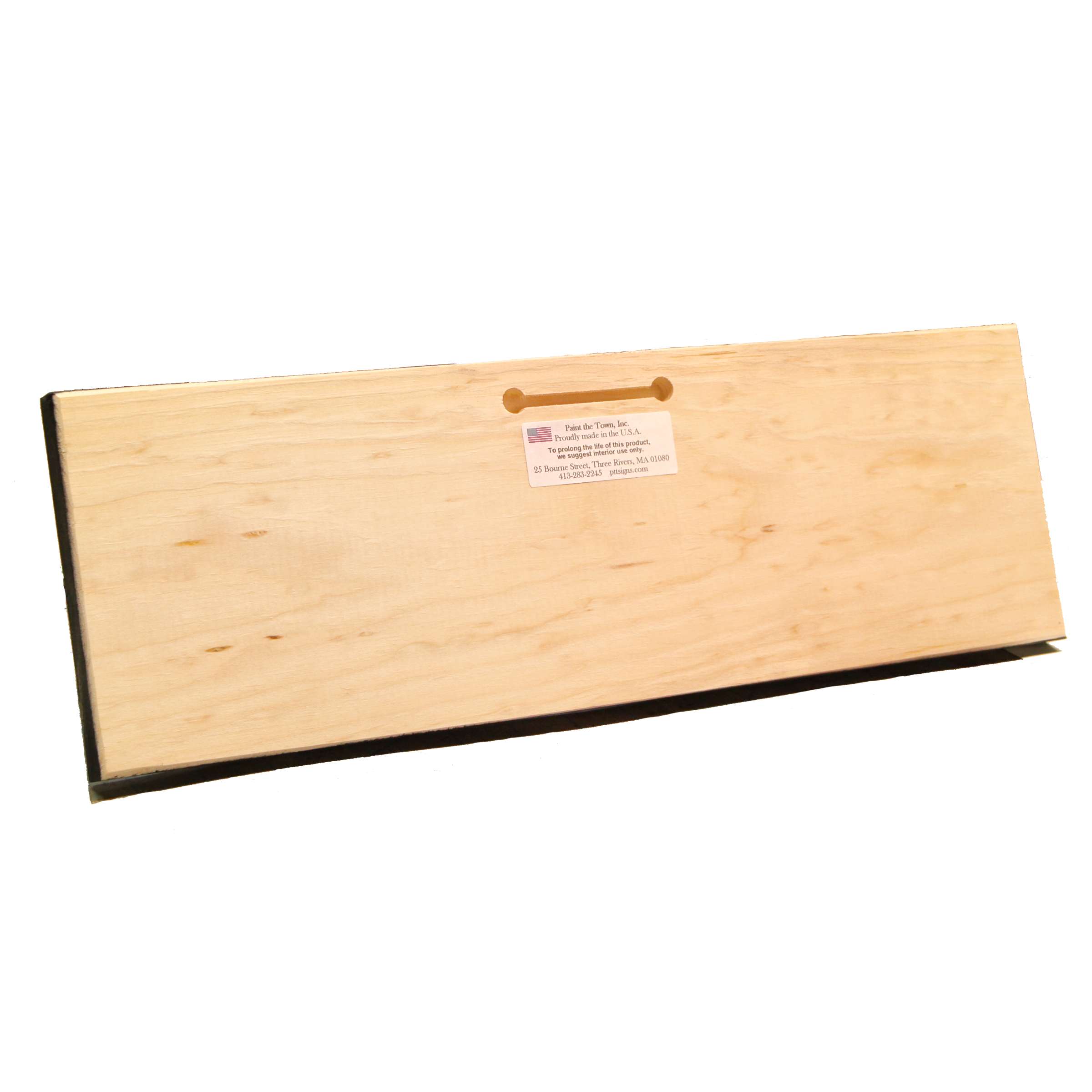 Paint The Town - Wholesale Sign - S3185 (S227)- Distressed White Sign With Blue Text1