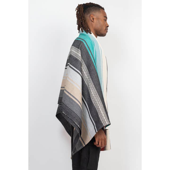 Granite Serape Stripe Beach Blanket for wholesale on Faire4