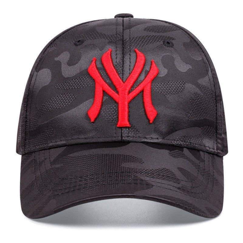 FurDecoration - Wholesale Baseball Cap - Men's - Men's Camouflage Embroidered Baseball Cap With Sun Protection Brim1