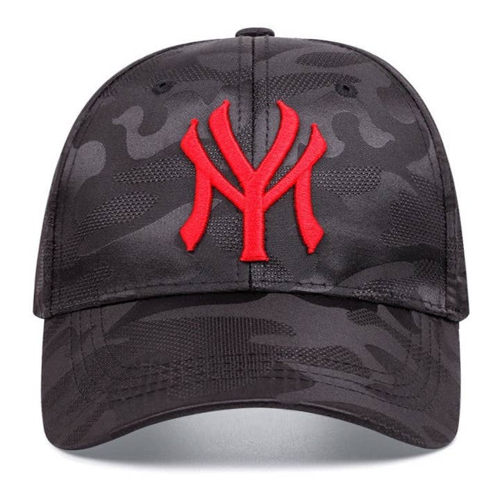 FurDecoration - Wholesale Baseball Cap - Men's - Men's Camouflage Embroidered Baseball Cap With Sun Protection Brim1
