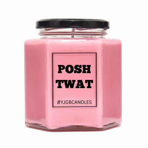 Lindsay Lucas Candles - Wholesale Jar/Filled Candle - Posh Twat Scented Candle1
