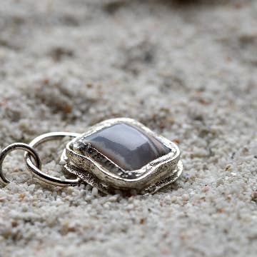 Ship wreck style Dunure agate pendant,Handmade by myself at for wholesale by Ravenmoy