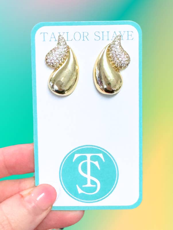 Droplet Studs for wholesale by Taylor Shaye Designs