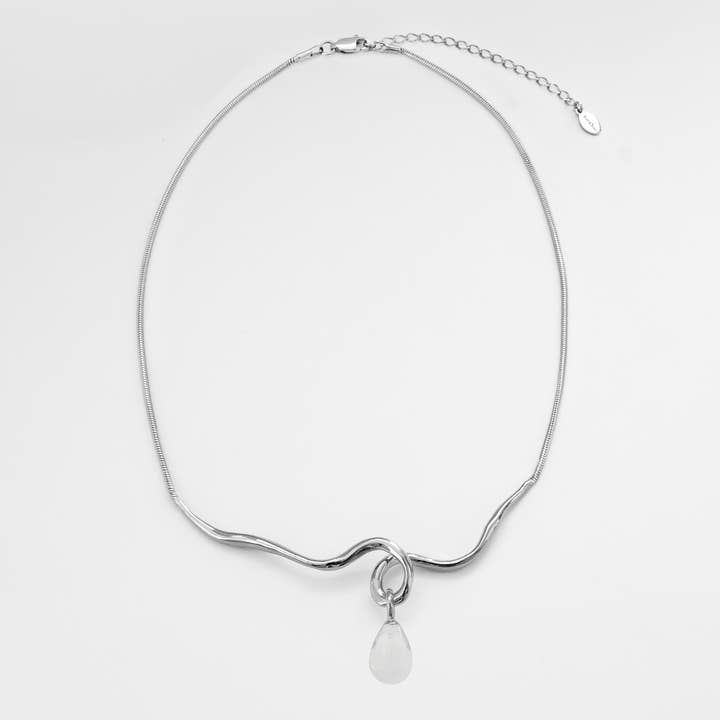 Maeva Necklace + Small Drop Charm for wholesale by Kara Yoo