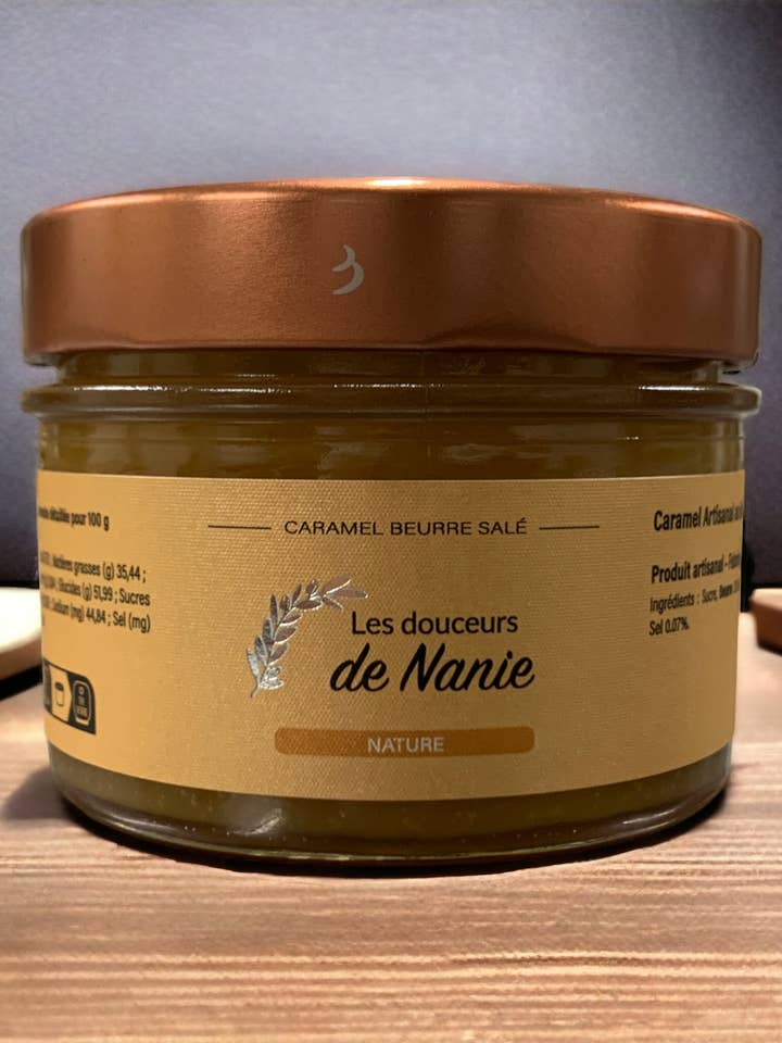 Plain salted butter caramel for wholesale by Temple Gourmand