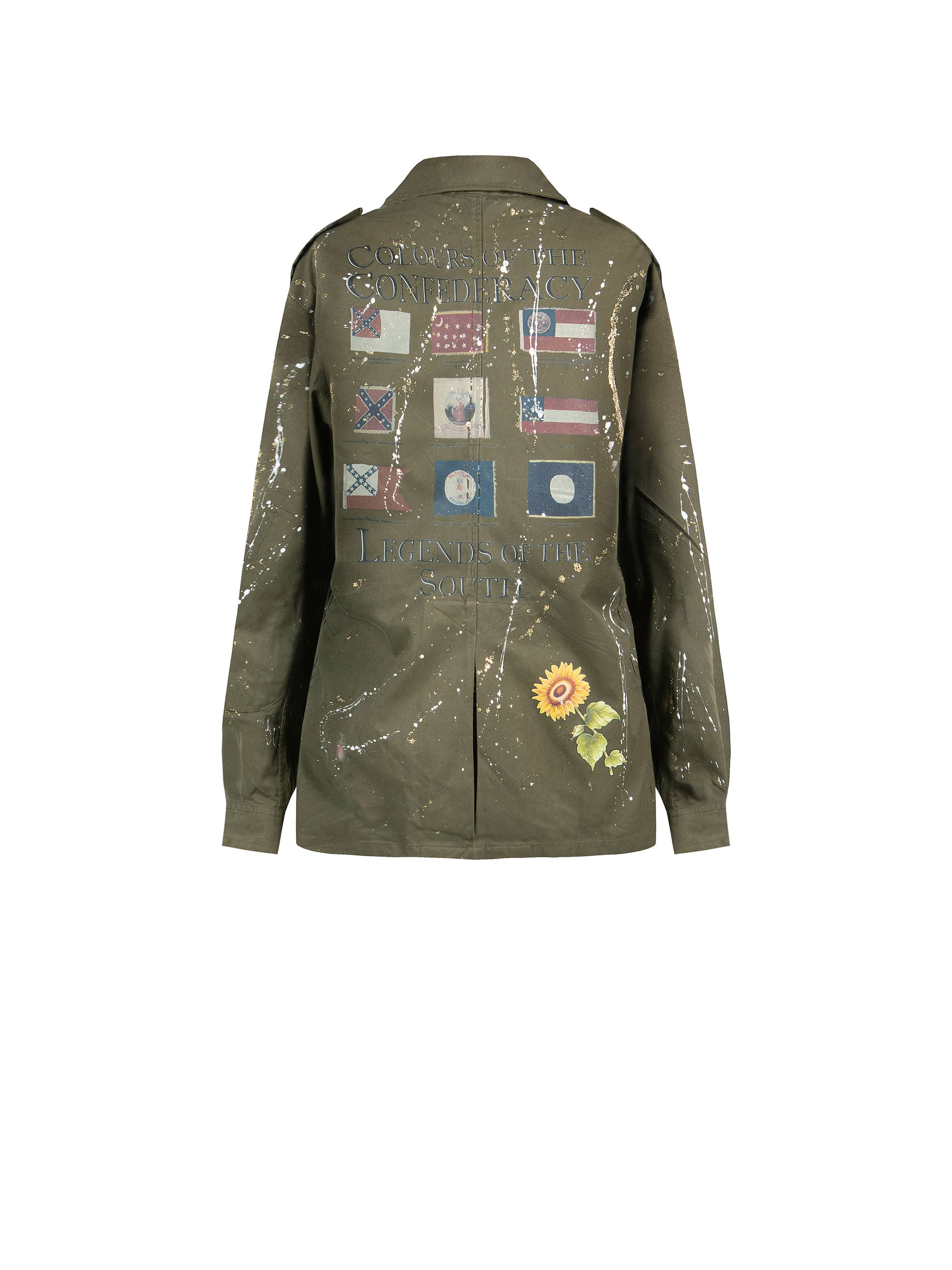 apiedinudinelparco - Wholesale Jacket - Women's - UP-CYCLED MILITARY JACKET GLITTER PATCH STREET ART LUX STYLE20