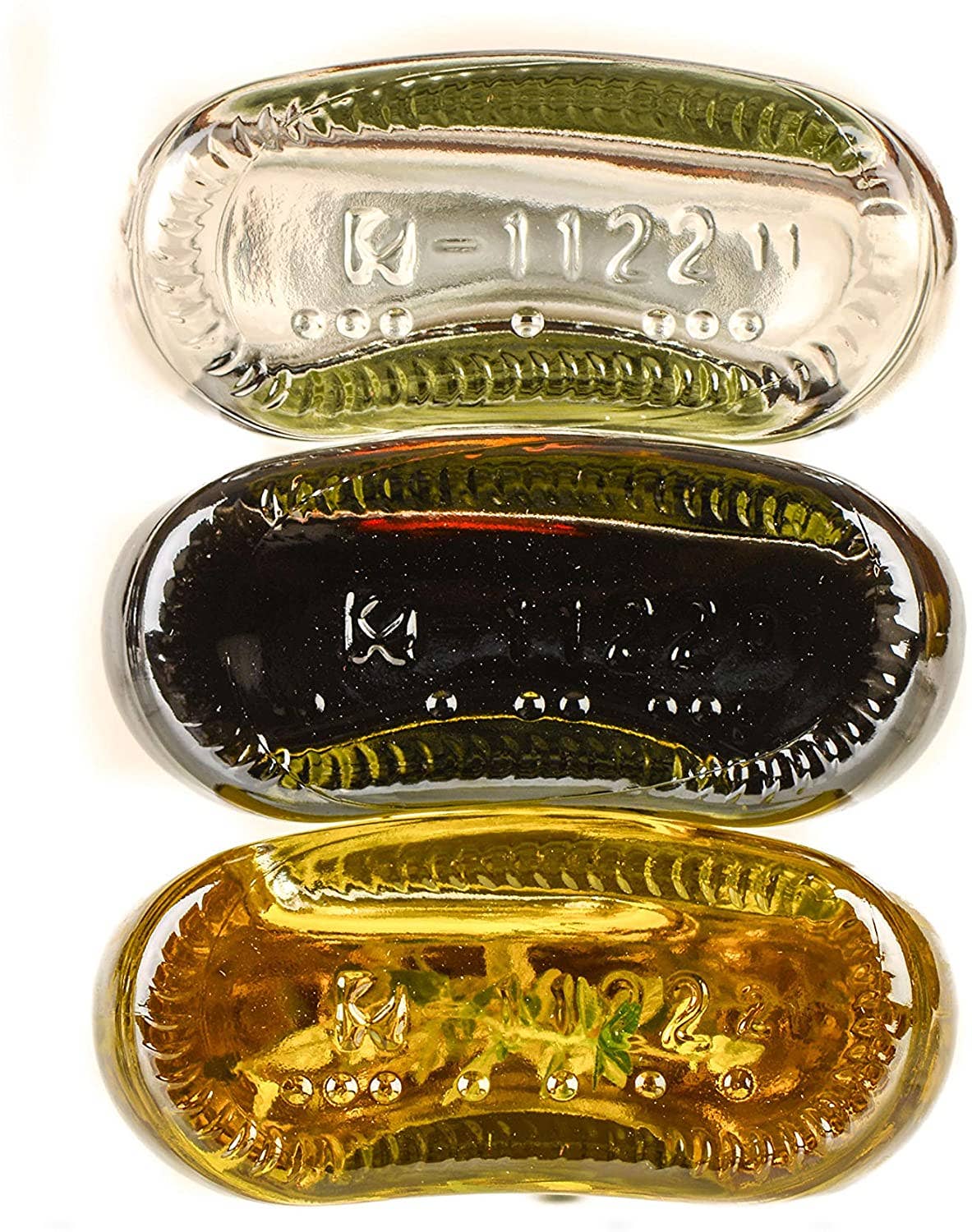 EcoQuality – Cantil por atacado – Frascos de Vidro com Tampas Evidentes Temper Pretas 100 ML4