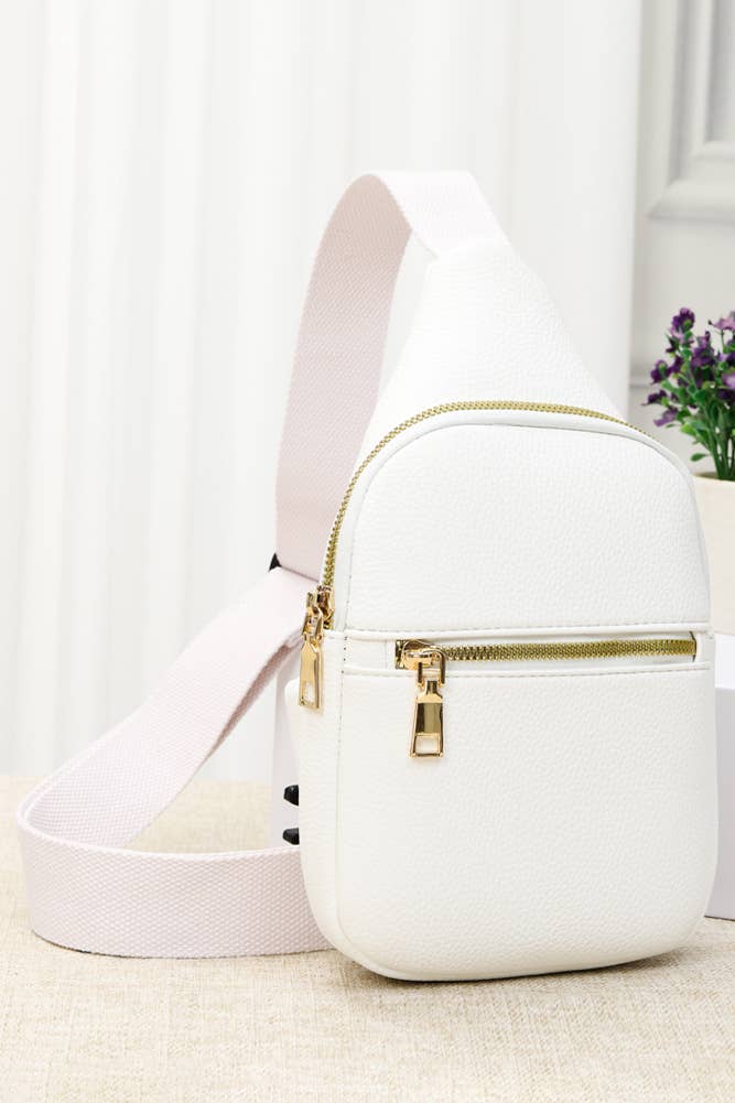 Hana – Engroshandel Crossbodytaske - Dame – Solid PU slynge taske31