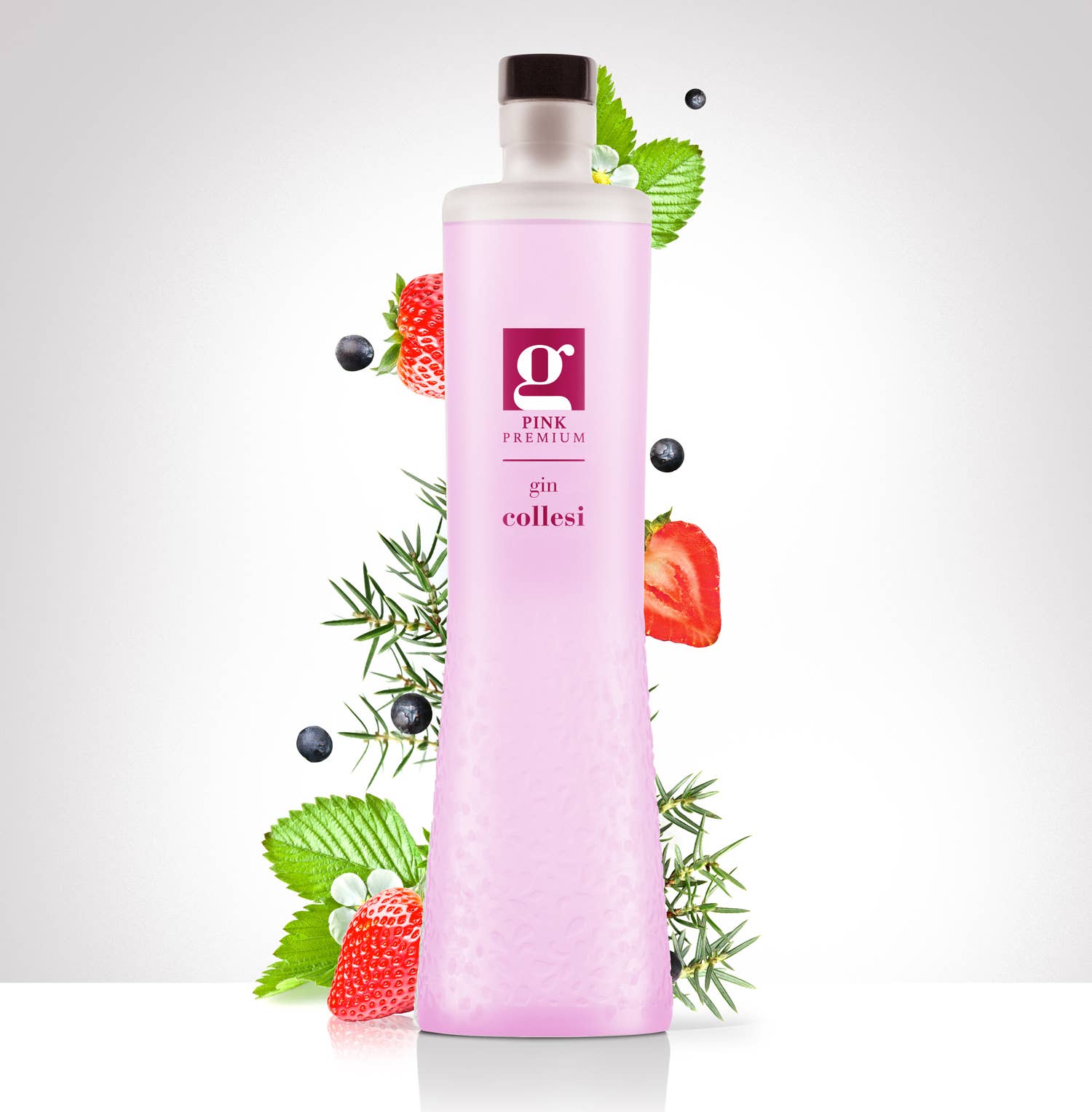 COLLESI TRADE SRL - Wholesale Gin - GIN PINK COLLESI 700ml 42.8%1