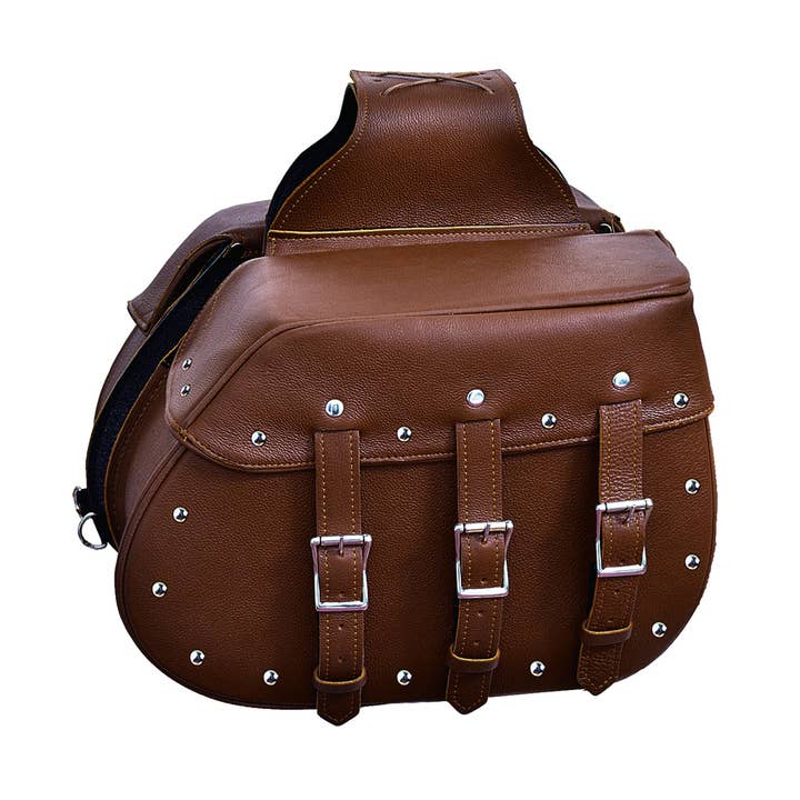 9351.ZP - Zadeltas van leer voor wholesale door Unik International Inc