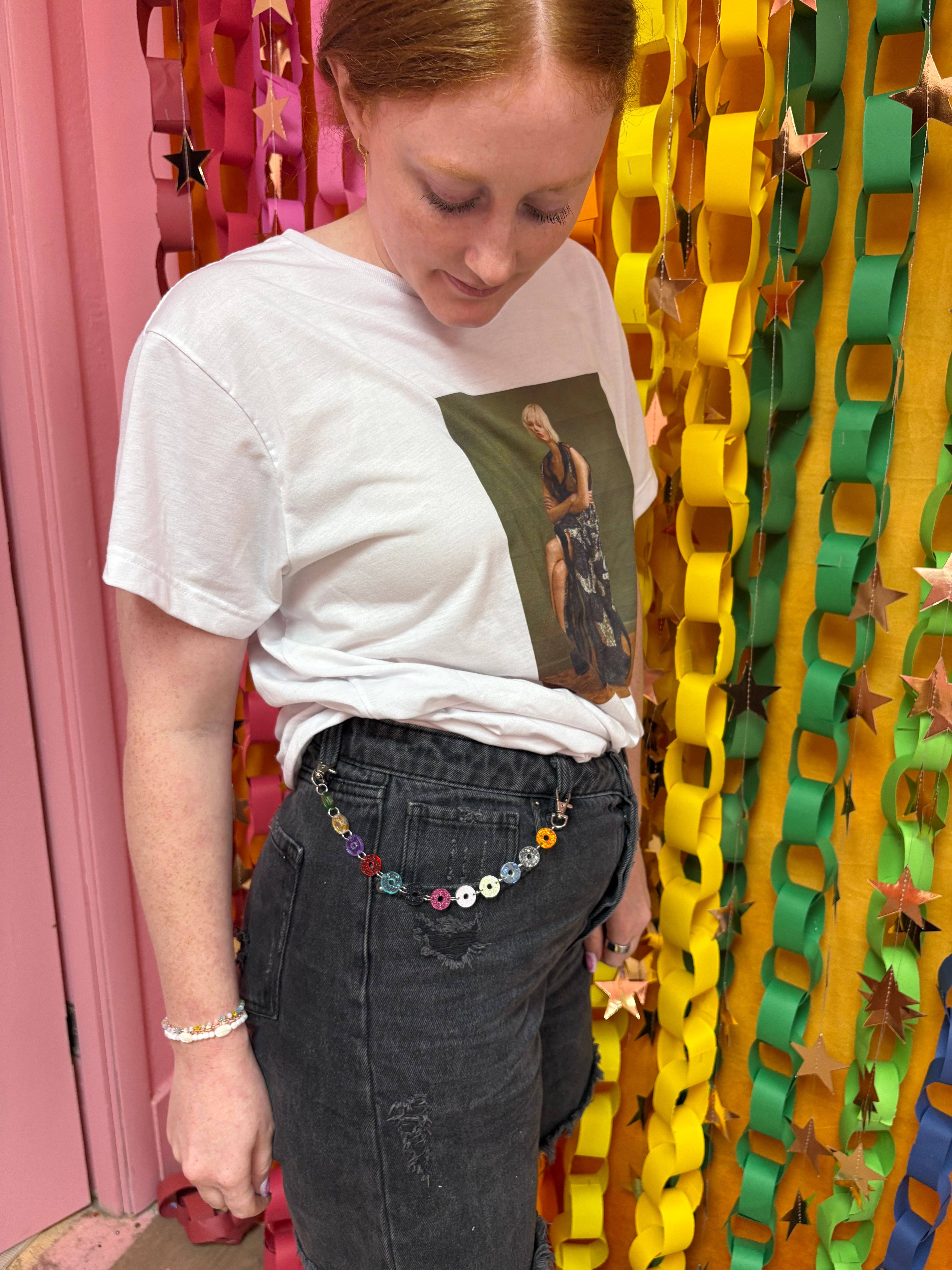 Sunshine Studio - Wholesale Purse/Bag Accessory - Unisex - 12 Eras Circle Album Bag or Pant Taylor Swift Charm6