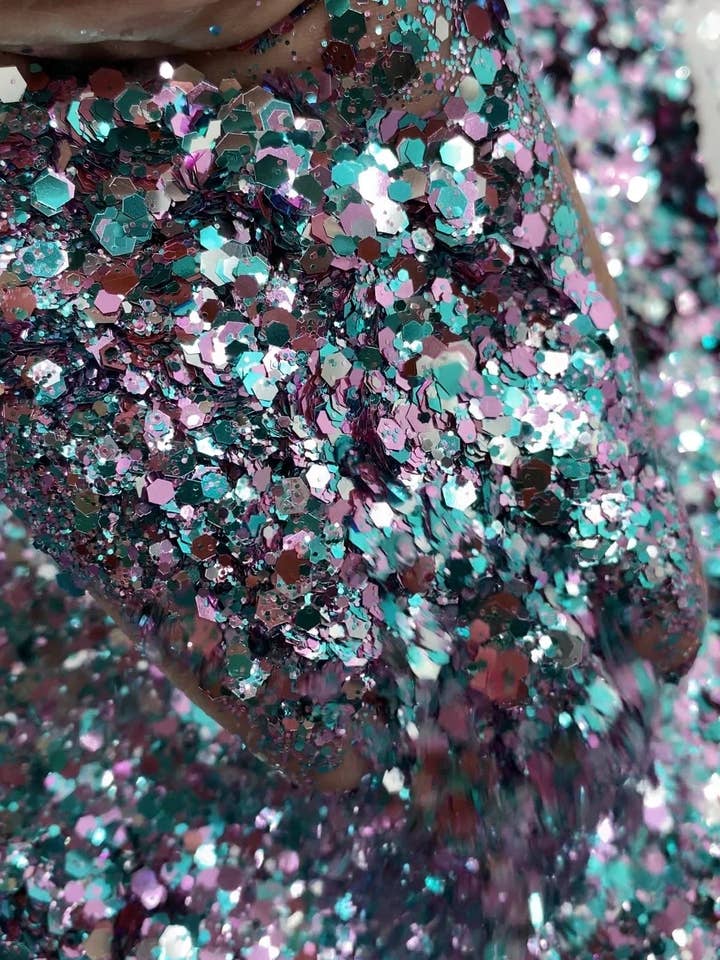 Cotton Candy Chunky Glitter Mix for wholesale by ASAP Craft Supplies