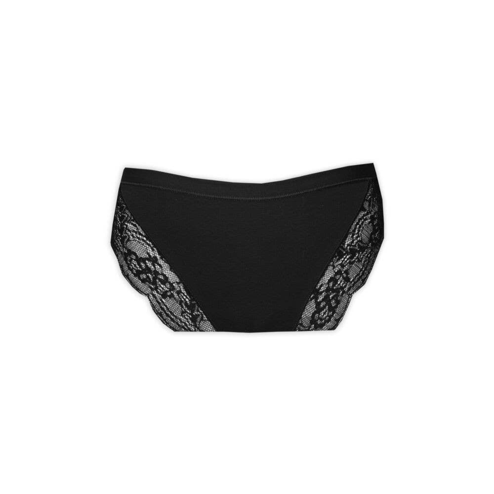 Evidence - Wholesale Underwear - Women's - Women's Hipster Bottom with Lace Insert Black1