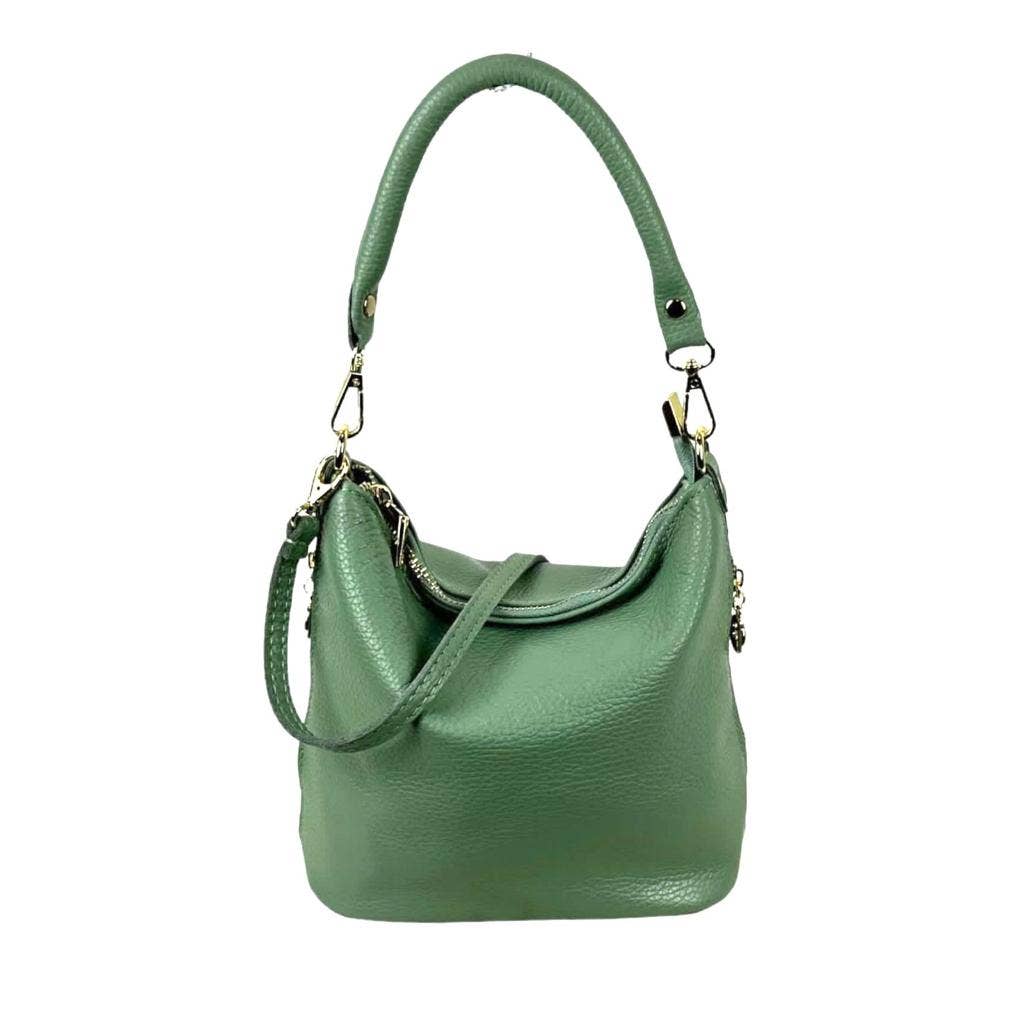 Chenson & Gorett – Engroshandel Skuldertaske – til kvinder – Lædertaske med dekorative lynlåse på siderne14