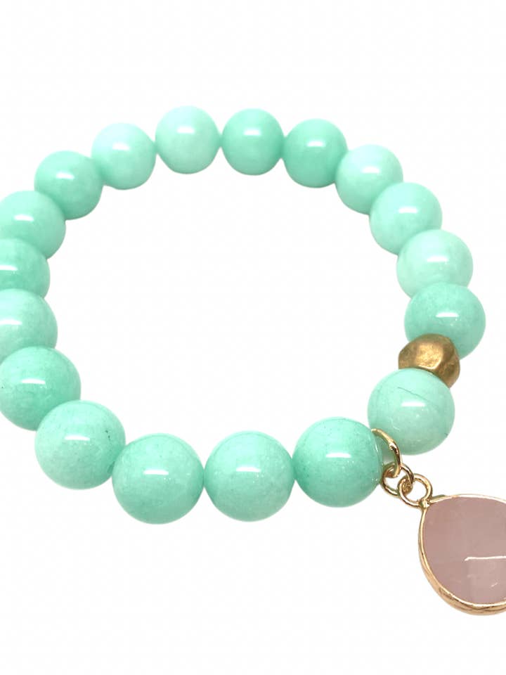 Bracciale Mint Jade per la vendita all'ingrosso da parte di Stephanie Leigh Jewelry