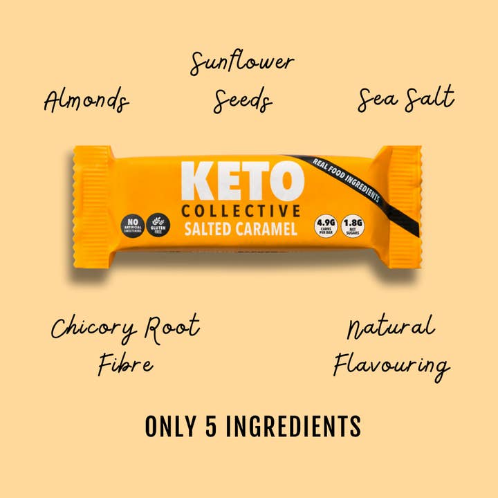 Keto Collective – wholesale Snack bar – SALTED CARAMEL KETO BARS (x 15)2