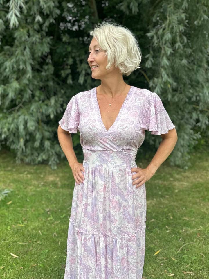 Orlena Abito Rosa per la vendita all'ingrosso da parte di Miss J