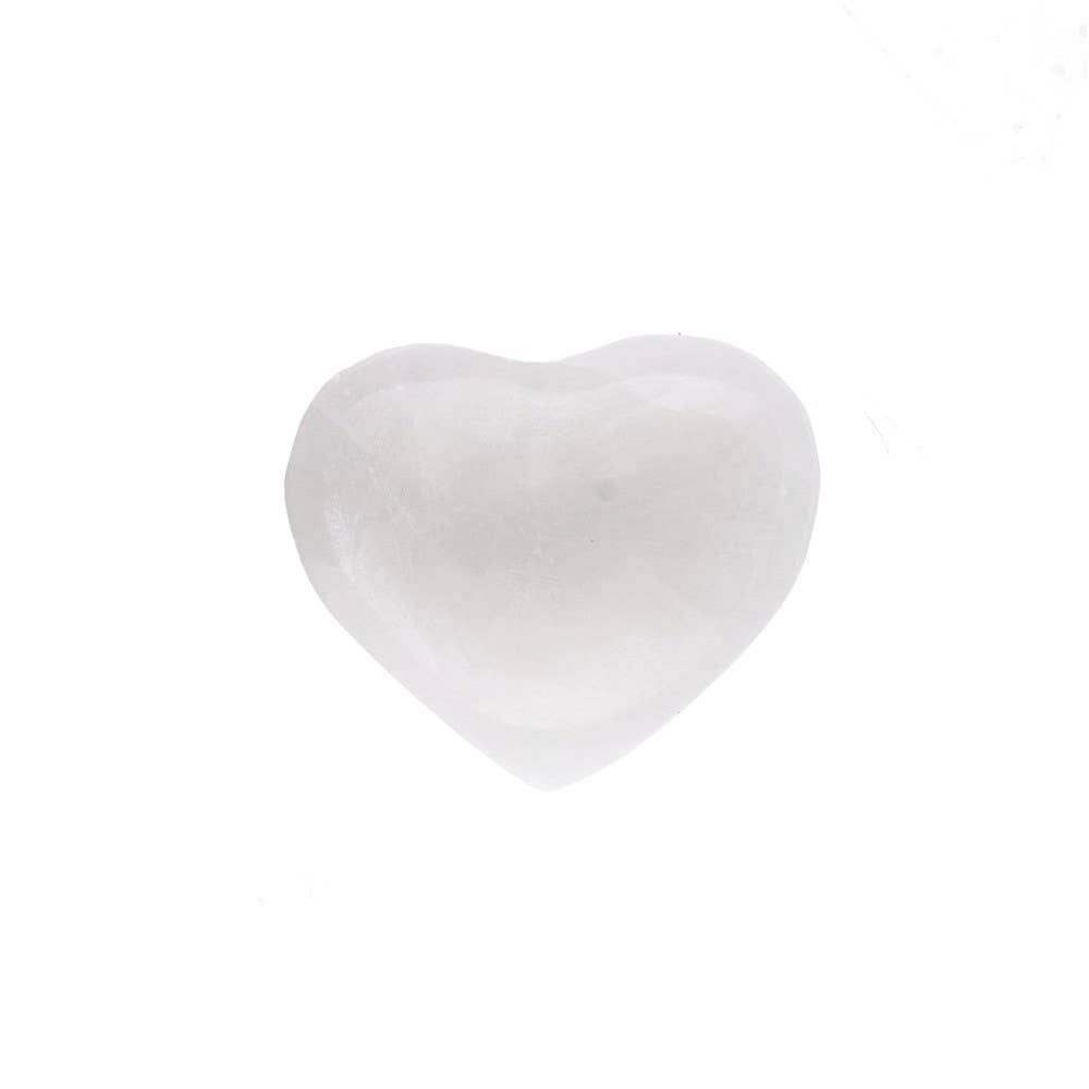 Vives de la Cortada S.L - Wholesale Spiritual Stone/Crystal - Small Selenite Heart Bowl.- Purification2