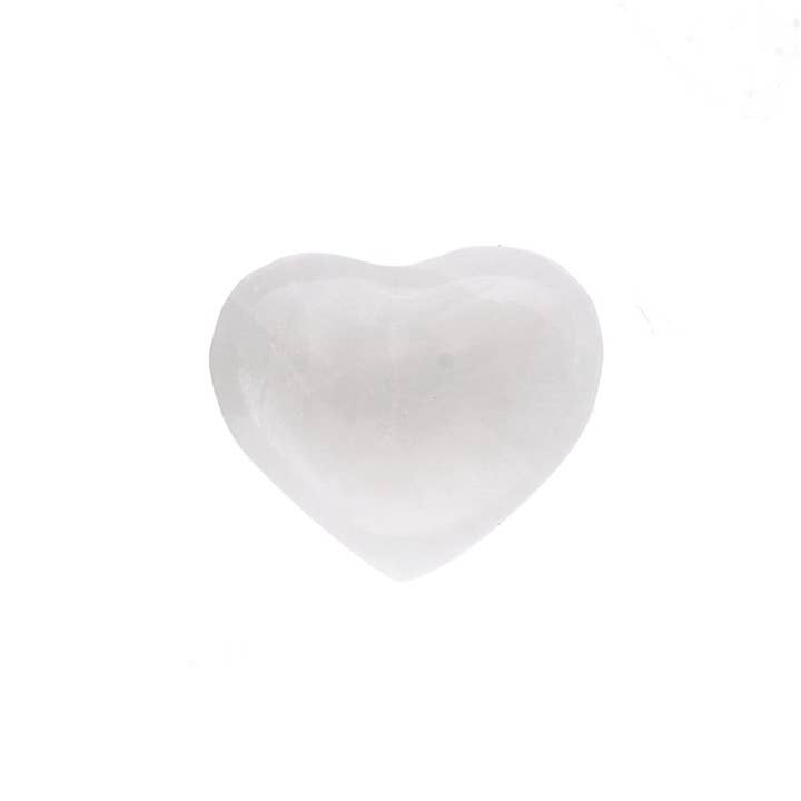 Vives de la Cortada S.L - Wholesale Spiritual stone/crystal - Small Selenite Heart Bowl.- Purification2