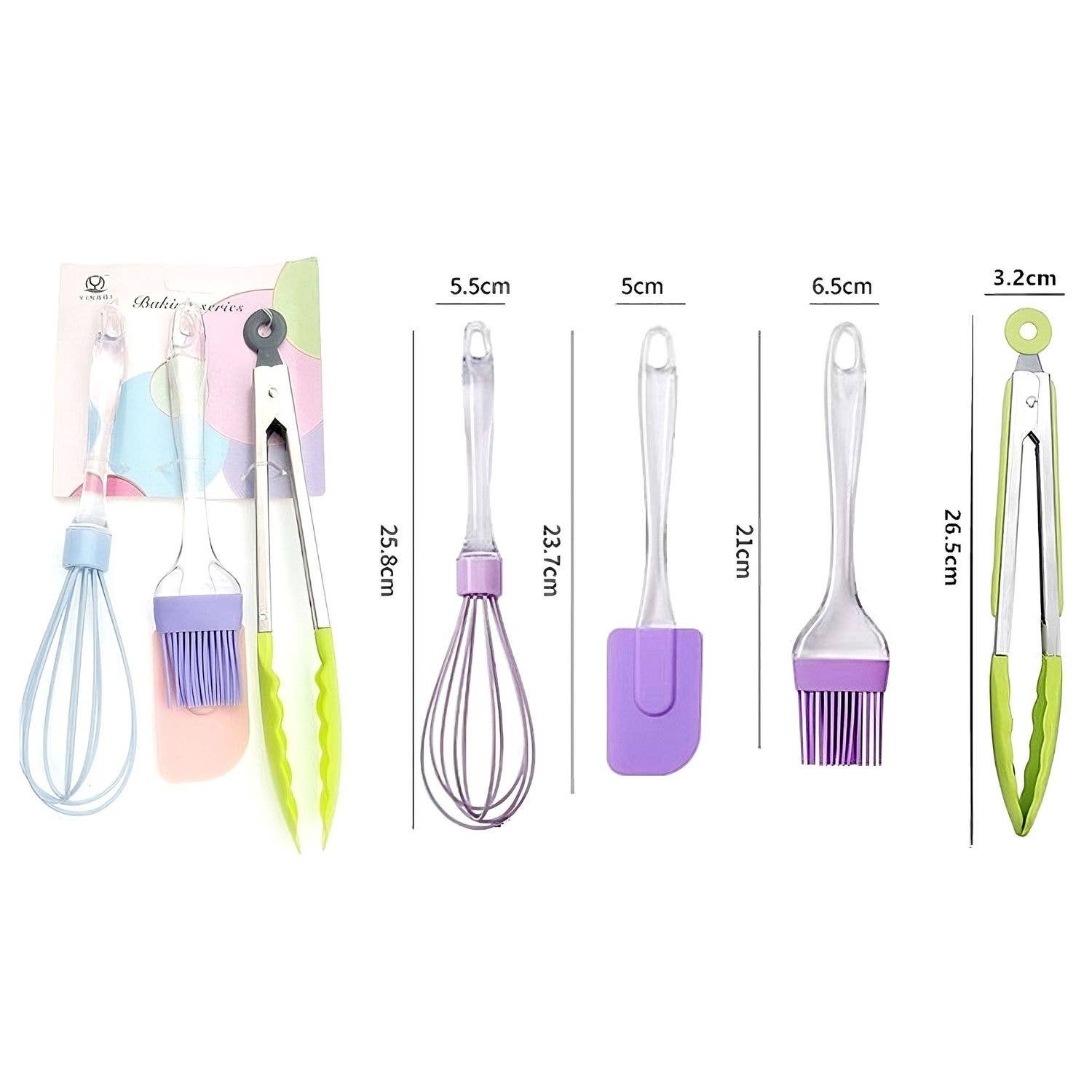 Diacly - Wholesale Cookware set - Baking Four Piece Kitchenware Silicone Set1