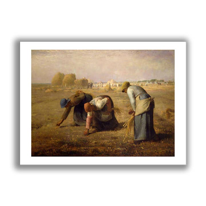 Fine art print The Gleaners by Millet unframed wall art for wholesale by Go To Design