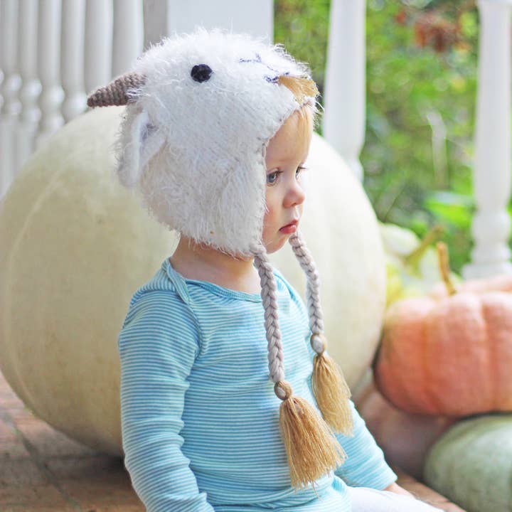 Huggalugs - Wholesale Beanie - Kids - Goat Earflap Beanie Hat Baby & Kids5
