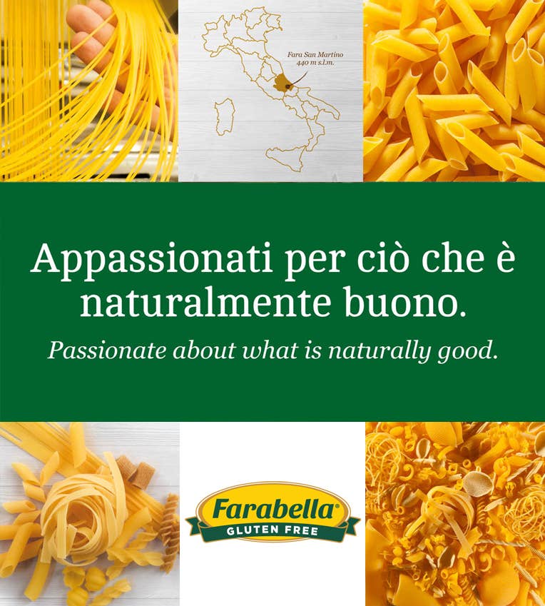 Farabella – Massa por atacado – Massa Fusilli Tricolor Sem Glúten 500 g x 12 Farabella - Produzida na Itália4