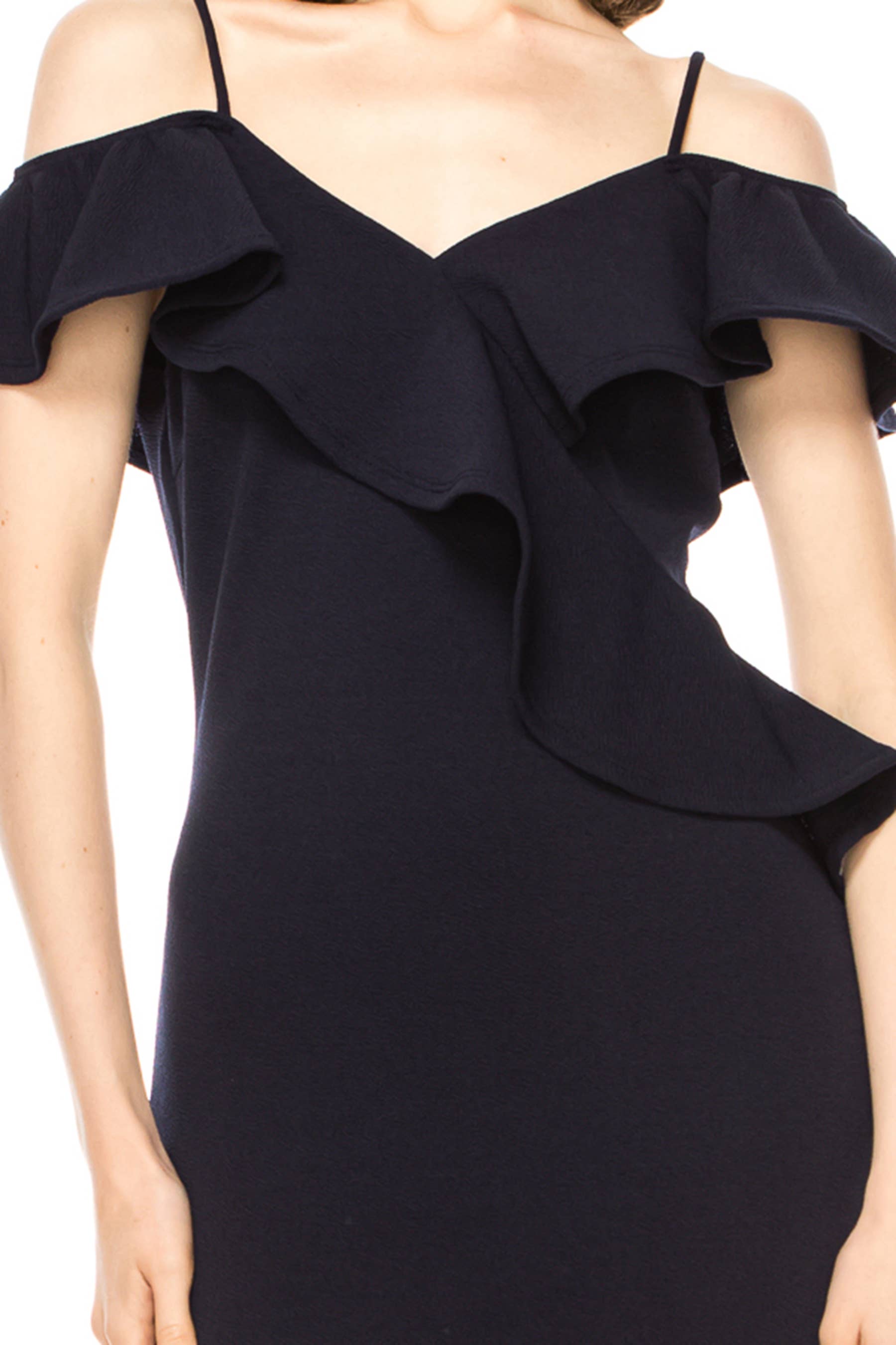 MOA COLLECTION - Wholesale Dress - Women's - Women's Off Shoulder Ruffle Accent Bodycon Dress11