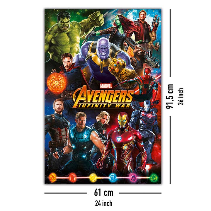 Close Up GmbH - Wholesale Poster - Avengers Infinity War Hero Poster4