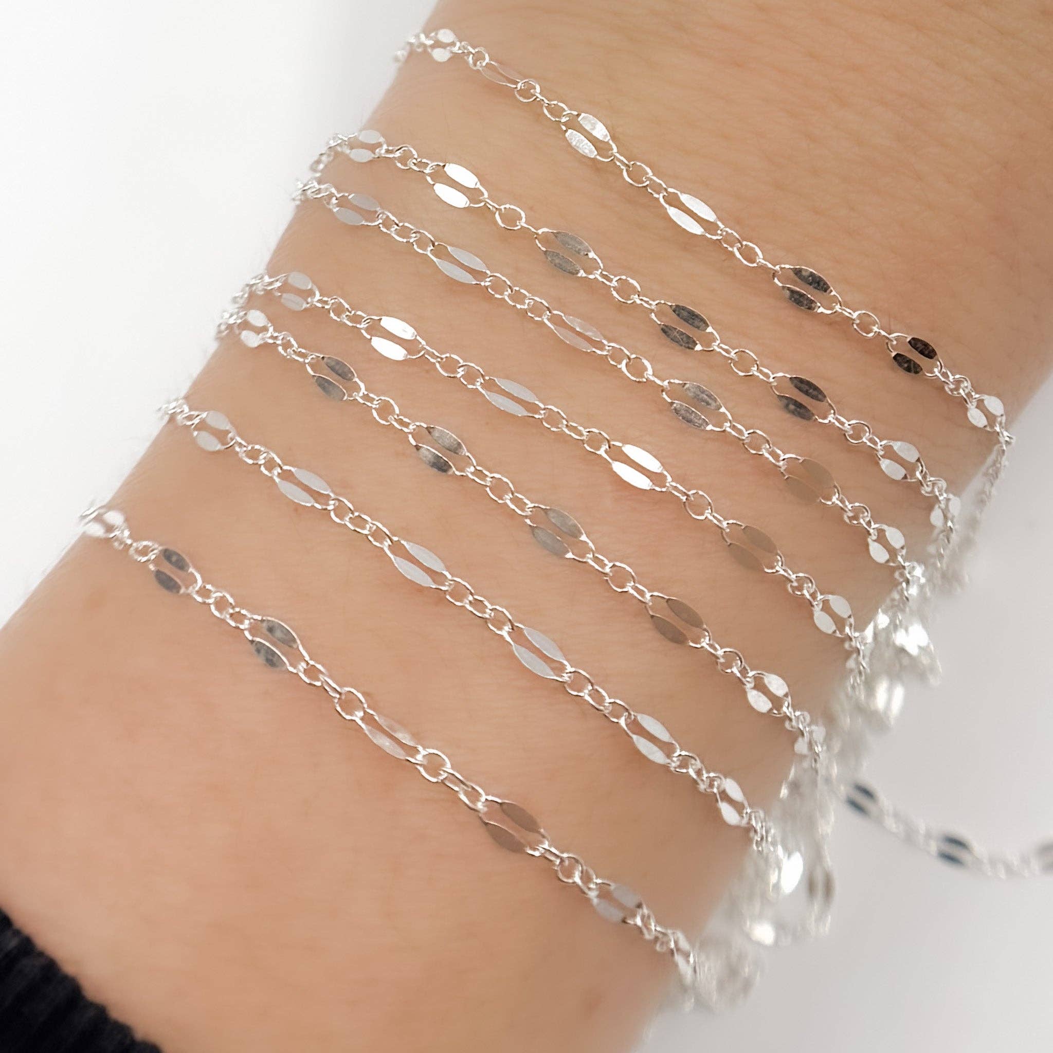 Jewels & Chains - Vente Collier maille et chaîne - 1175SS. Chaîne Marina en argent sterling5