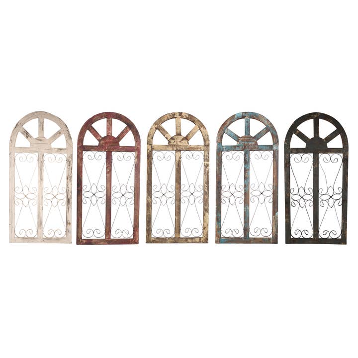 REA-Venedig Bondgård Väggdekoration Fönster-Rustik-20x42 tum för wholesale av My Amigos Imports